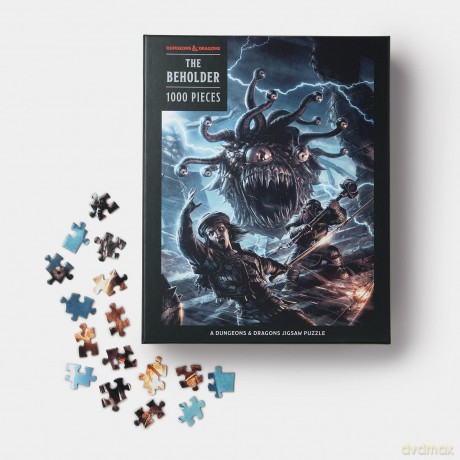 The Beholder Puzzle: A 1000-piece Jigsaw Puzzle Featuring the Most Eye-conic Creature from Dungeons and Dragons: Jigsaw Puzzles for Adults - Official Dungeons &amp [PUZZLE]