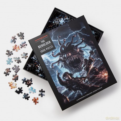 The Beholder Puzzle: A 1000-piece Jigsaw Puzzle Featuring the Most Eye-conic Creature from Dungeons and Dragons: Jigsaw Puzzles for Adults - Official Dungeons &amp [PUZZLE]