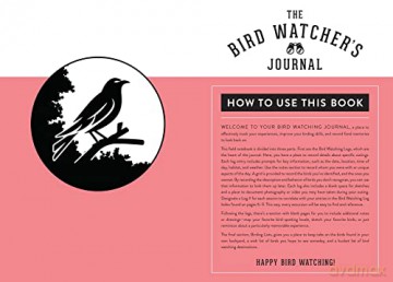 The Bird Watcher's Journal (Outdoor Journals) - Weldon Owen [KSIĄŻKA]