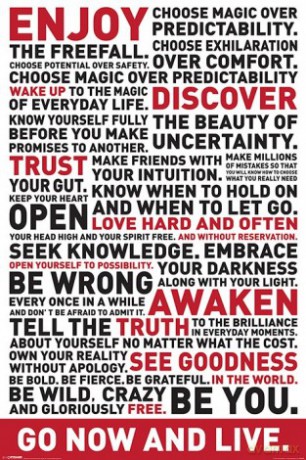 Go Now And Live [PLAKAT]