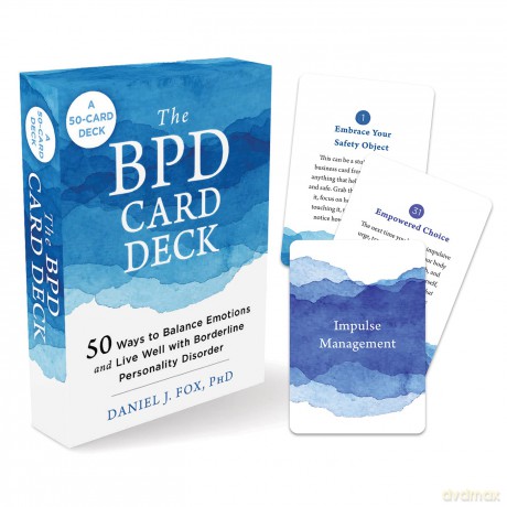 The BPD Card Deck: 52 Ways to Balance Emotions and Live Well with Borderline Personality Disorder - Daniel Fox [KSIĄŻKA]