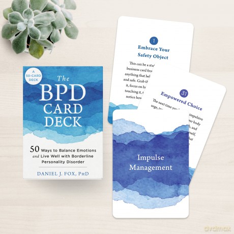 The BPD Card Deck: 52 Ways to Balance Emotions and Live Well with Borderline Personality Disorder - Daniel Fox [KSIĄŻKA]