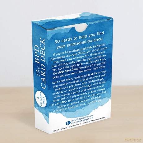 The BPD Card Deck: 52 Ways to Balance Emotions and Live Well with Borderline Personality Disorder - Daniel Fox [KSIĄŻKA]