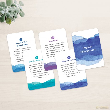 The BPD Card Deck: 52 Ways to Balance Emotions and Live Well with Borderline Personality Disorder - Daniel Fox [KSIĄŻKA]