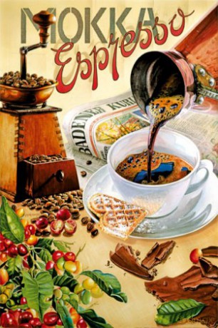 Kawa Mokka - Coffee Espresso [PLAKAT]