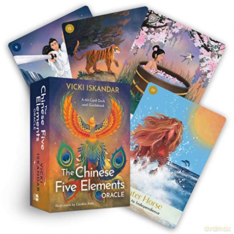 The Chinese Five Elements Oracle: A 60-Card Deck and Guidebook - Vicki Iskandar [KSIĄŻKA]