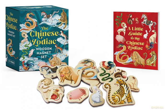 The Chinese Zodiac Wooden Magnet Set - Aaron Hwang [KSIĄŻKA]