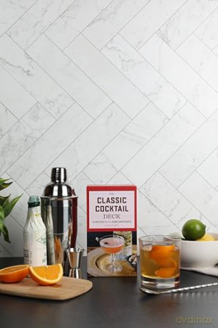 The Classic Cocktail Deck: 75 Recipes for the Home Bartender - 75 cards - Faith Hingey [KSIĄŻKA]