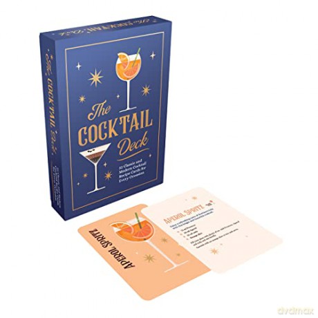 The Cocktail Deck: 52 Classic and Modern Cocktail Recipe Cards for Every Occasion [KSIĄŻKA]