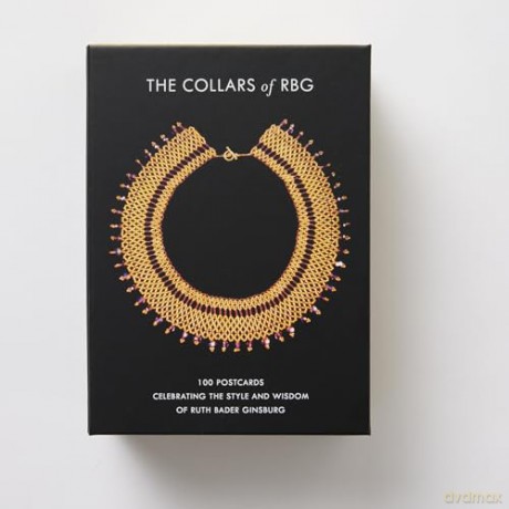 The Collars of RBG Postcards: 100 Postcards Celebrating the Style and Wisdom of Ruth Bader Ginsburg - Sara Bader [KSIĄŻKA]