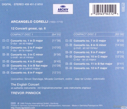 Pinnock: Corelli [2CD]
