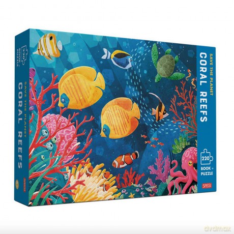The Coral Reef Book And Puzzle - M Gaule [KSIĄŻKA]