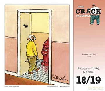 The Crack Calendar 2023 Daily Calendar (BOXEDDAILY 365 DAY COMBINED) - Eric Decetis [KALENDARZ]
