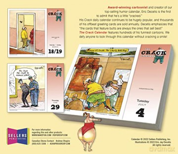 The Crack Calendar 2023 Daily Calendar (BOXEDDAILY 365 DAY COMBINED) - Eric Decetis [KALENDARZ]