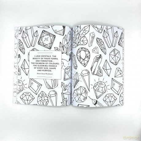 The Crystal Colouring Book: A Healing Journey of Colour and Creativity [KSIĄŻKA]
