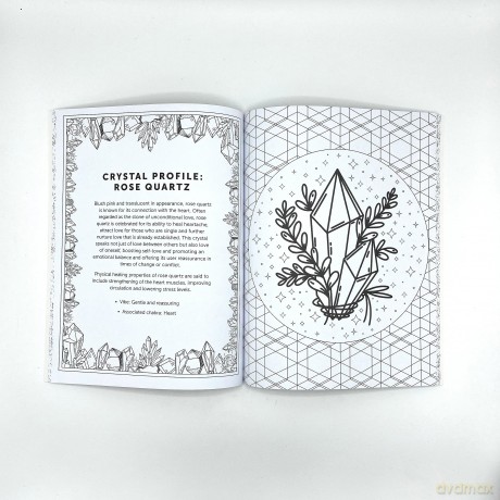 The Crystal Colouring Book: A Healing Journey of Colour and Creativity [KSIĄŻKA]