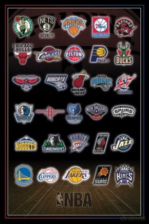 NBA (Team Logos) [PLAKAT]