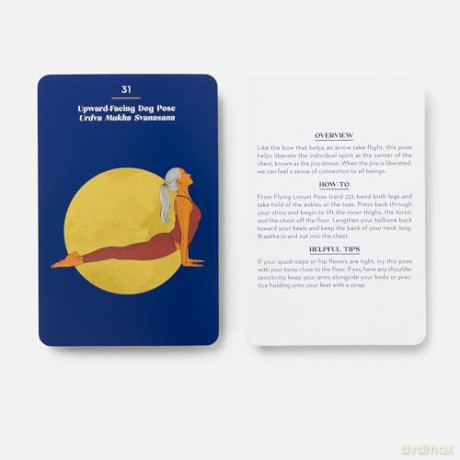 The Deck of Yoga: 50 Poses for Self-Realization - Deepak Chopra M.D. [KSIĄŻKA]