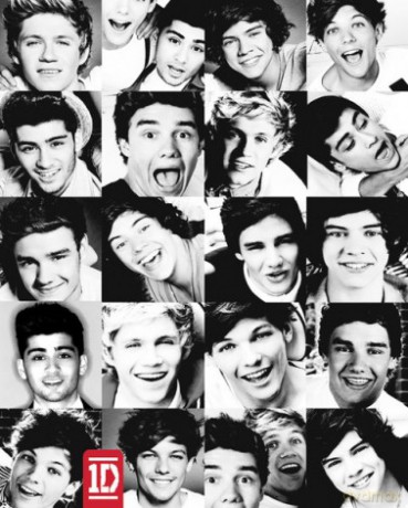 One Direction zdjęcia krata [PLAKAT]