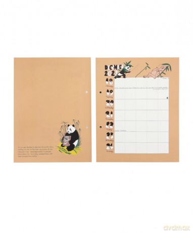The Dodo Pad LOOSE-LEAF Desk Diary 2024 - Week to View Calendar Year Diary: A 2 hole punched loose leaf Diary-Organiser-Planner for up to 5 people/activities. UK made, sustainable, plastic free - Lord Dodo [KSIĄŻKA]