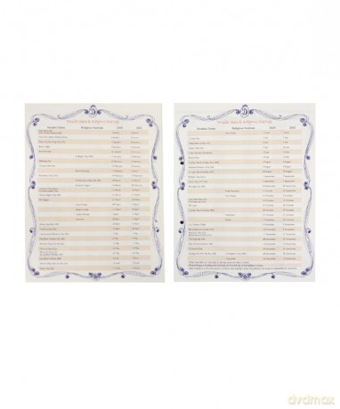 The Dodo Pad LOOSE-LEAF Desk Diary 2024 - Week to View Calendar Year Diary: A 2 hole punched loose leaf Diary-Organiser-Planner for up to 5 people/activities. UK made, sustainable, plastic free - Lord Dodo [KSIĄŻKA]