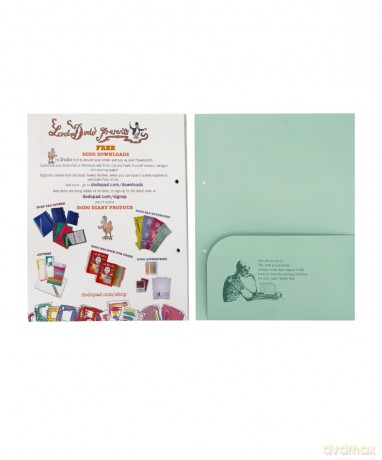 The Dodo Pad LOOSE-LEAF Desk Diary 2024 - Week to View Calendar Year Diary: A 2 hole punched loose leaf Diary-Organiser-Planner for up to 5 people/activities. UK made, sustainable, plastic free - Lord Dodo [KSIĄŻKA]