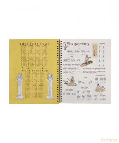 The Dodo Pad ON THE LEFT Desk Diary 2024 - Week to View, Calendar Year Diary: A Diary-Organiser-Planner Book for left handers for up to 5 people/activities. UK made, sustainable, plastic free - Lord Dodo [KSIĄŻKA]