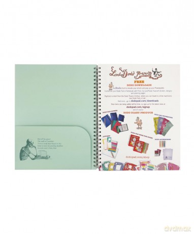 The Dodo Pad ON THE LEFT Desk Diary 2024 - Week to View, Calendar Year Diary: A Diary-Organiser-Planner Book for left handers for up to 5 people/activities. UK made, sustainable, plastic free - Lord Dodo [KSIĄŻKA]