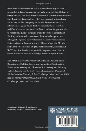 The Duty to Secure: From Just to Mandatory Securitization - Rita Floyd [KSIĄŻKA]