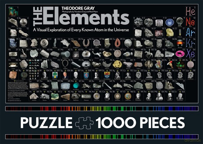 The Elements Jigsaw Puzzle: 1000 Pieces - Theodore Gray [PUZZLE]