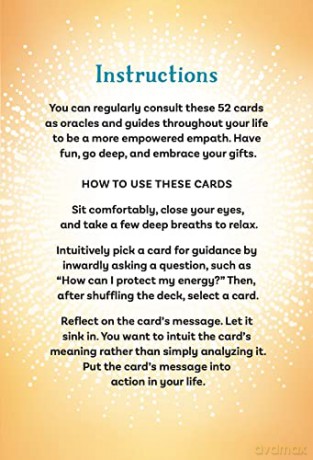 The Empath's Empowerment Deck: 52 Cards to Guide and Inspire Sensitive People - Judith Orloff [KSIĄŻKA]