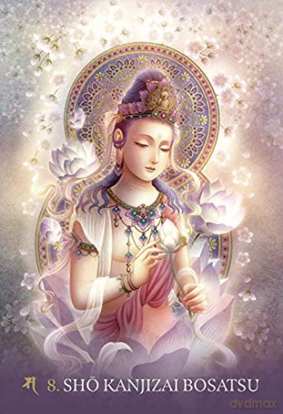 The Esoteric Buddhism of Japan Oracle Cards: 44 colour cards with gold foil and 116-page guidebook set - Yuzui Kotaki [KSIĄŻKA]