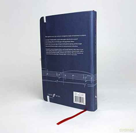 The Faber Music Manuscript Book, 240 page A5, 12-stave: for Composers and Songwriters: Songwriting Book, Blank Music Sheet Book, Manuscript Paper, Music Paper Notebook (Faber Edition) - Faber Music [KSIĄŻKA]