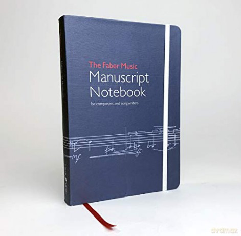 The Faber Music Manuscript Book, 240 page A5, 12-stave: for Composers and Songwriters: Songwriting Book, Blank Music Sheet Book, Manuscript Paper, Music Paper Notebook (Faber Edition) - Faber Music [KSIĄŻKA]