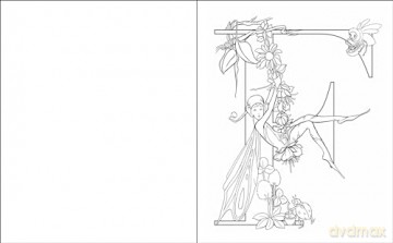 The Fairies A to Z Colouring Book (Arcturus Creative Colouring) - Tansy Willow [KSIĄŻKA]