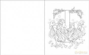The Fairies A to Z Colouring Book (Arcturus Creative Colouring) - Tansy Willow [KSIĄŻKA]