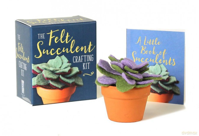 The Felt Succulent Crafting Kit (Miniature Editions) - Nicole Miyuki Santo [KSIĄŻKA]