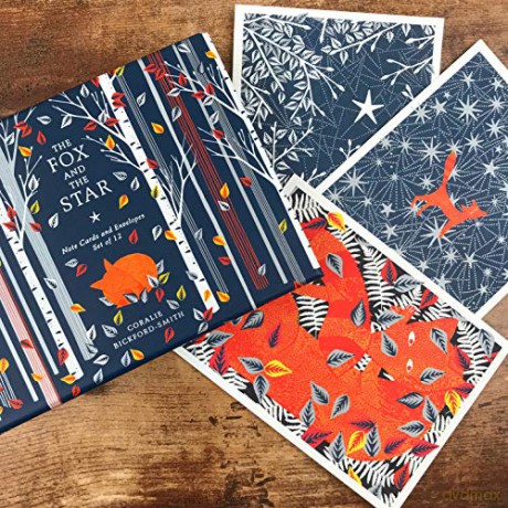 The Fox and the Star: Note Cards and Envelopes: Set of 12 - Coralie Bickford-Smith [KSIĄŻKA]