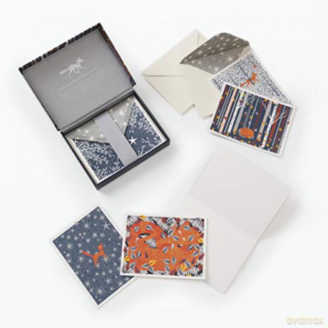 The Fox and the Star: Note Cards and Envelopes: Set of 12 - Coralie Bickford-Smith [KSIĄŻKA]