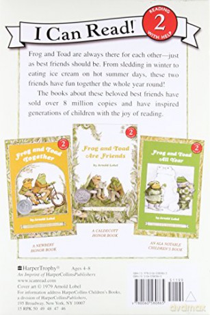 The Frog and Toad Collection Box Set: Includes 3 Favorite Frog and Toad Stories! (I Can Read Level 2) - Arnold Lobel [KSIĄŻKA]