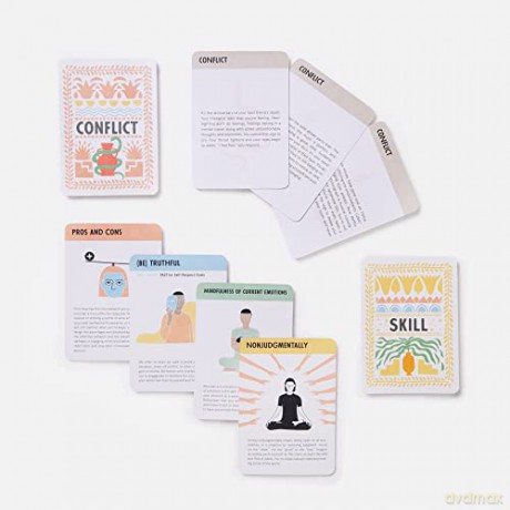 The Game of Real Life: Be Mindful. Solve Conflicts. Gain Points. Live Better. (Includes a 96-Page Pocket Guide to DBT Skills!) Card Games - Jesse Finkelstein [KSIĄŻKA]