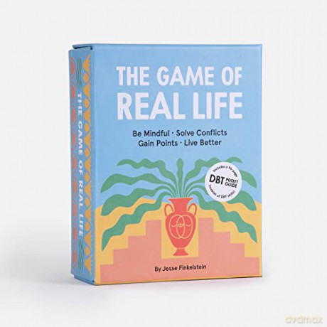 The Game of Real Life: Be Mindful. Solve Conflicts. Gain Points. Live Better. (Includes a 96-Page Pocket Guide to DBT Skills!) Card Games - Jesse Finkelstein [KSIĄŻKA]