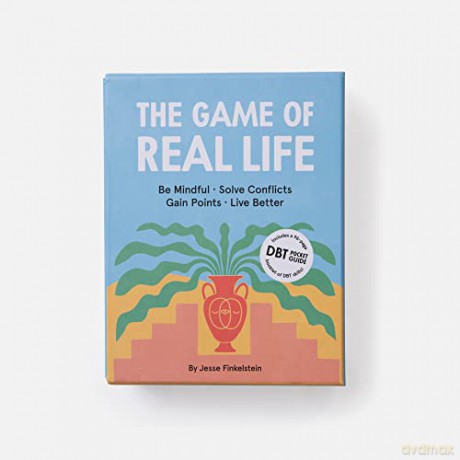 The Game of Real Life: Be Mindful. Solve Conflicts. Gain Points. Live Better. (Includes a 96-Page Pocket Guide to DBT Skills!) Card Games - Jesse Finkelstein [KSIĄŻKA]