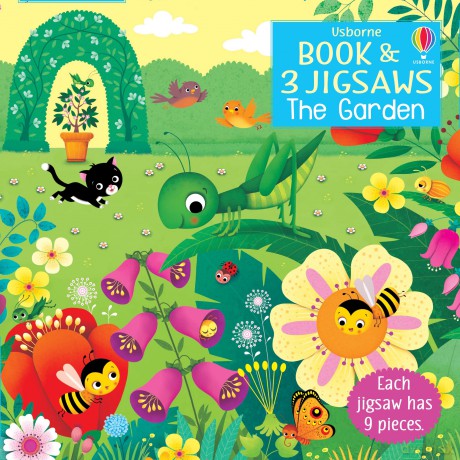 The Garden (Usborne Book and Jigsaws): 1 (Book and 3 Jigsaws) - Sam Taplin [KSIĄŻKA]
