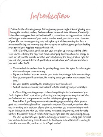 The Glow Up Journal: Everything You Need to Set Goals, Create Inspo-and Make It Happen! - Danielle Richardson [KSIĄŻKA]