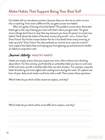 The Glow Up Journal: Everything You Need to Set Goals, Create Inspo-and Make It Happen! - Danielle Richardson [KSIĄŻKA]