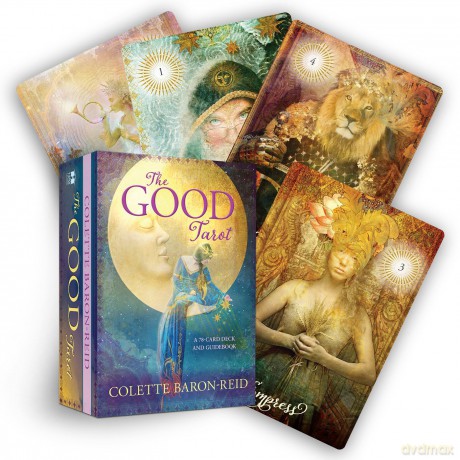 The Good Tarot: A 78-Card Modern Tarot Deck with The Four Elements - Air, Water, Earth And Fire for Suits - Inspirational Tarot Cards with Positive Affirmations - Colette Baron-Reid [KSIĄŻKA]