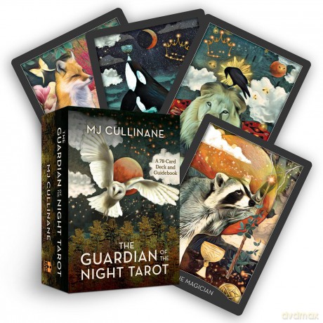 The Guardian of the Night Tarot: A 78-Card Deck and Guidebook - Marguerite Jones [KSIĄŻKA]