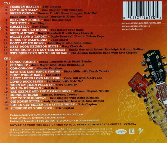 Eric Clapton: Crossroads Guitar Festival 2013 [2CD]