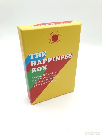 The Happiness Box: 52 Beautiful Cards of Positive Quotes and Inspiring Affirmations to Help You Find Joy [KSIĄŻKA]